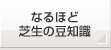 芝生の豆知識
