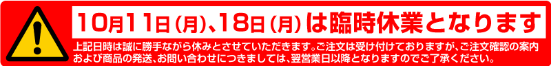 長期休暇案内