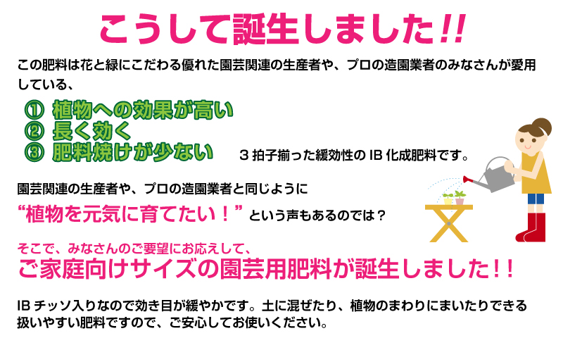 バロネス 家庭園芸用ｉｂ肥料 ガーデンラッシュ ２kg入り 用土 肥料 活性剤 芝生のことならバロネスダイレクト