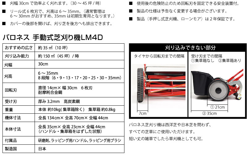 刈幅30cm 製造国日本(国産)