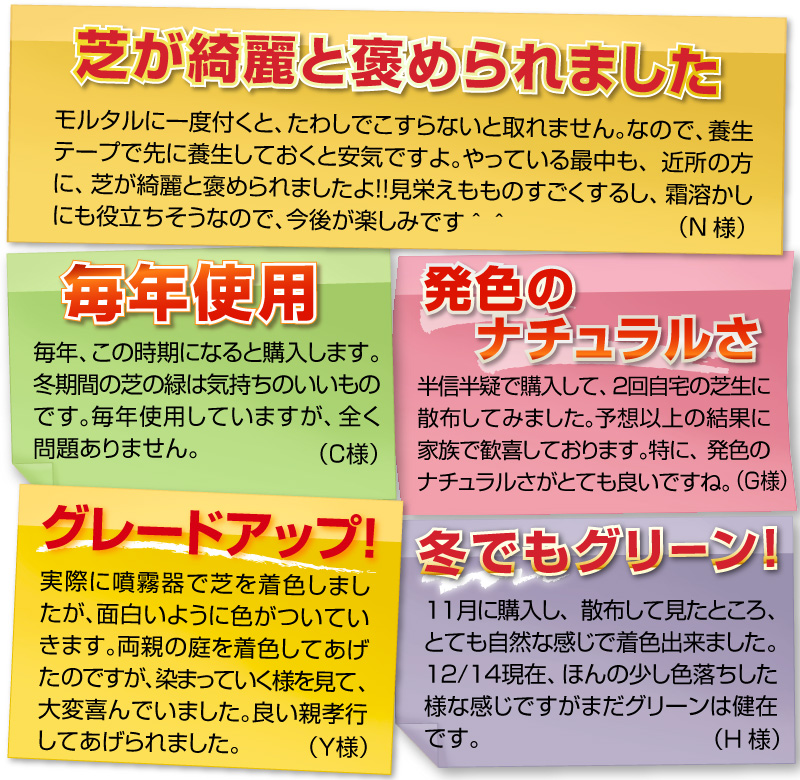 芝生用着色剤 バロネス Ｋアイグリーン 5kg入り 説明書付き 芝生のことならバロネスダイレクト