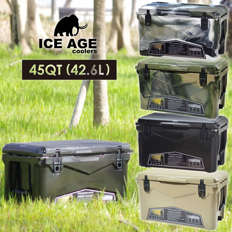 ICE AGE アイスエイジ クーラーボックス cooler 45QT(42.6L) 選べる4 ...