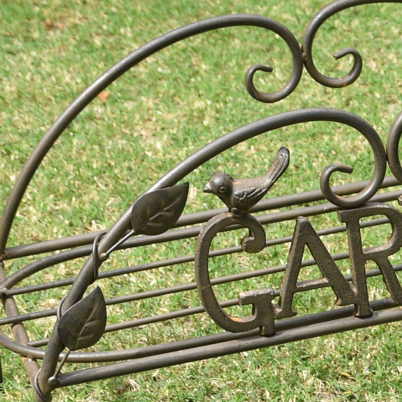 ブラウンガーデン花台 アイアン製 フラワースタンド ラック 芝生のことならバロネスダイレクト